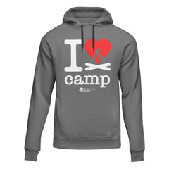 Outdoorzees Unisex 'I Love Camp' Fleece Hoodie