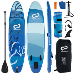 VYSN 10 Foot Inflatable Stand Up Paddleboard with Premium SUP Accessories - S