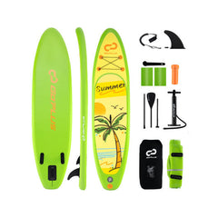 VYSN 10 Foot Inflatable Stand Up Paddleboard with 3 Fins - S