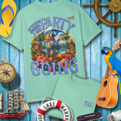 Unisex ParrotHead 🏝️ 'Keep The Party Going' T-Shirt