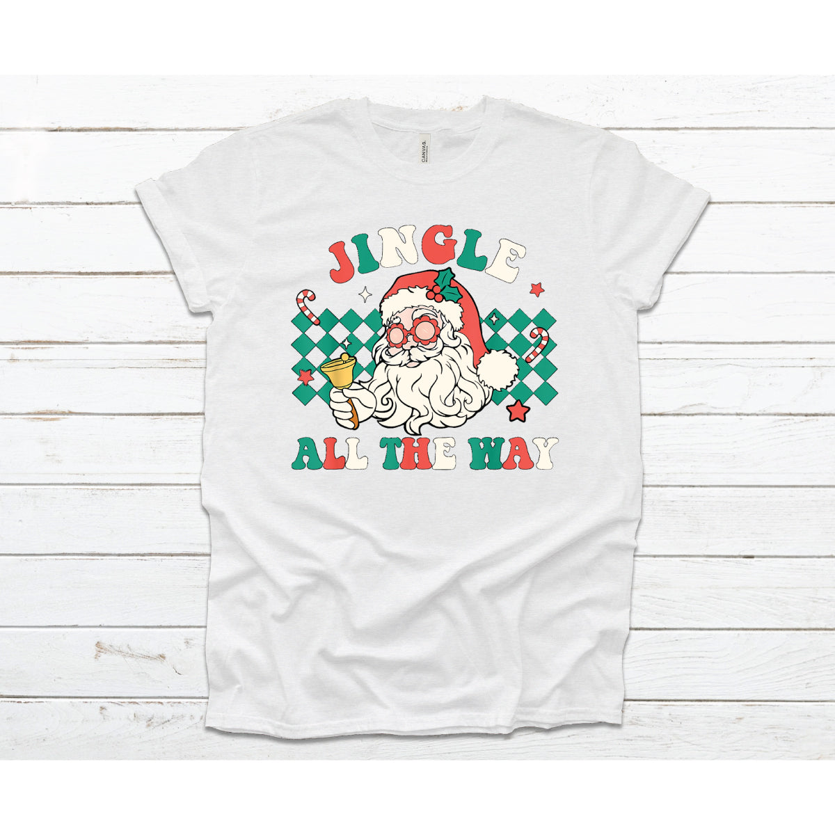 CHRISTMAS Unisex Kid's/Adult's 'Jingle All the Way' T-Shirt