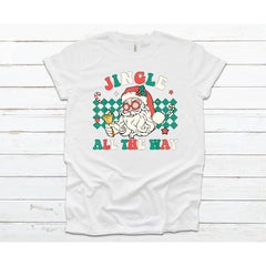 CHRISTMAS Unisex Kid's/Adult's 'Jingle All the Way' T-Shirt