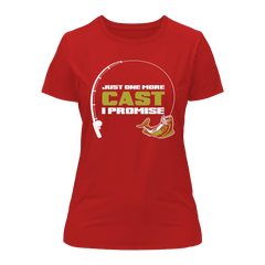Outdoorzees Women's 'Just One More Cast' T-Shirt