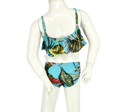 Girl's Two-Piece Bikini Swimsuit - Molokai Turquoise
