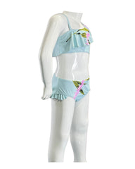Girl's One-Piece Swimsuit - Orchid Blue