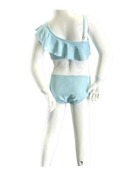 Girl's One-Piece Swimsuit - Orchid Blue