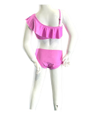 Girl's Two-Piece Bikini Swimsuit - Orchid Pink