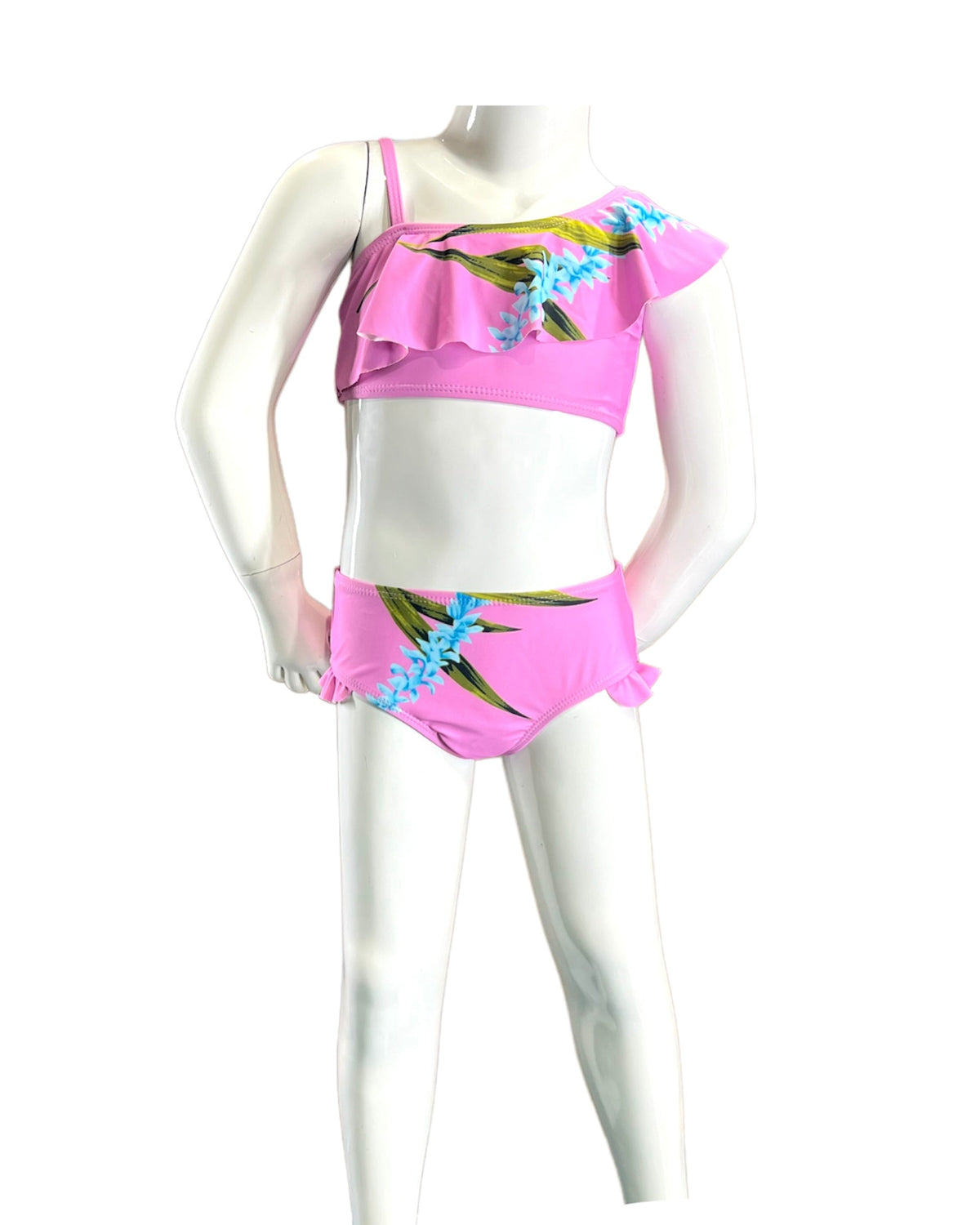Girl's Two-Piece Bikini Swimsuit - Orchid Pink