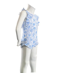 Girl's One-Piece Swimsuit - Thistle Blue