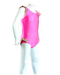 Girl's One-Piece Swimsuit - Shine Pink