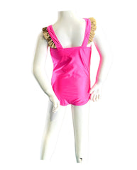 Girl's One-Piece Swimsuit - Shine Pink