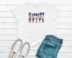 Women's Kappa Delta Patriotic Tee
