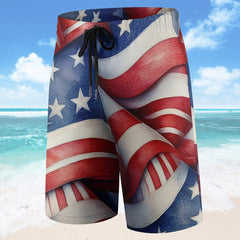 Boy's Americana Board Shorts