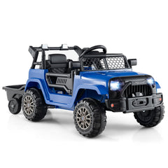 12V Kids Ride On UTV with Detachable Trailer