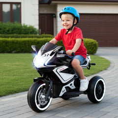 6V Kids Ride On Trike/Motorcycle with LED Lights