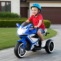 6V Kids Ride On Trike/Motorcycle with LED Lights