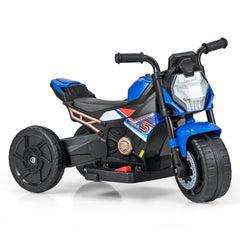 6V Kids Ride On Trike/Motorcycle with Detachable Training Wheels