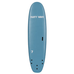 7 Foot Surfboard Trading Co. | Party Wave Soft Top Surfboard - Blue Steel