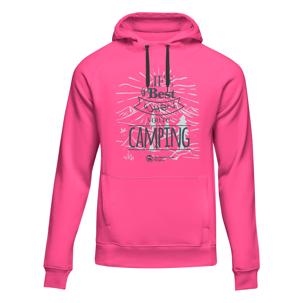 Unisex Adult's 'Life Is Best' Fleece Hoodie