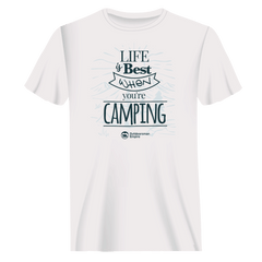 Outdoorzees Unisex 'Life Is Best Camping' T-Shirt