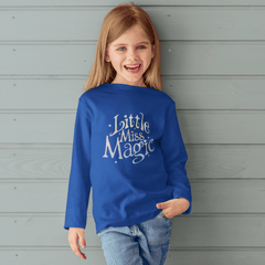 Girl's 'Little Miss Magic' Toddler Long Sleeve Tee