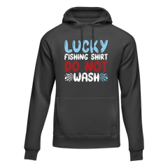 Outdoorzees Unisex 'Lucky Fishing Shirt' Hoodie