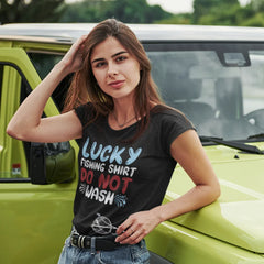 Outdoorzees Women's 'Lucky Fishing Shirt' T-Shirt