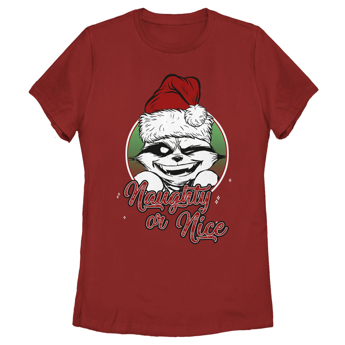 CHRISTMAS Women's Marvel Rocket Greetings T-Shirt