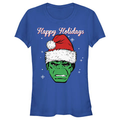 CHRISTMAS Kid's Unisex Marvel 'Happy Holidays' Hulk T-Shirt