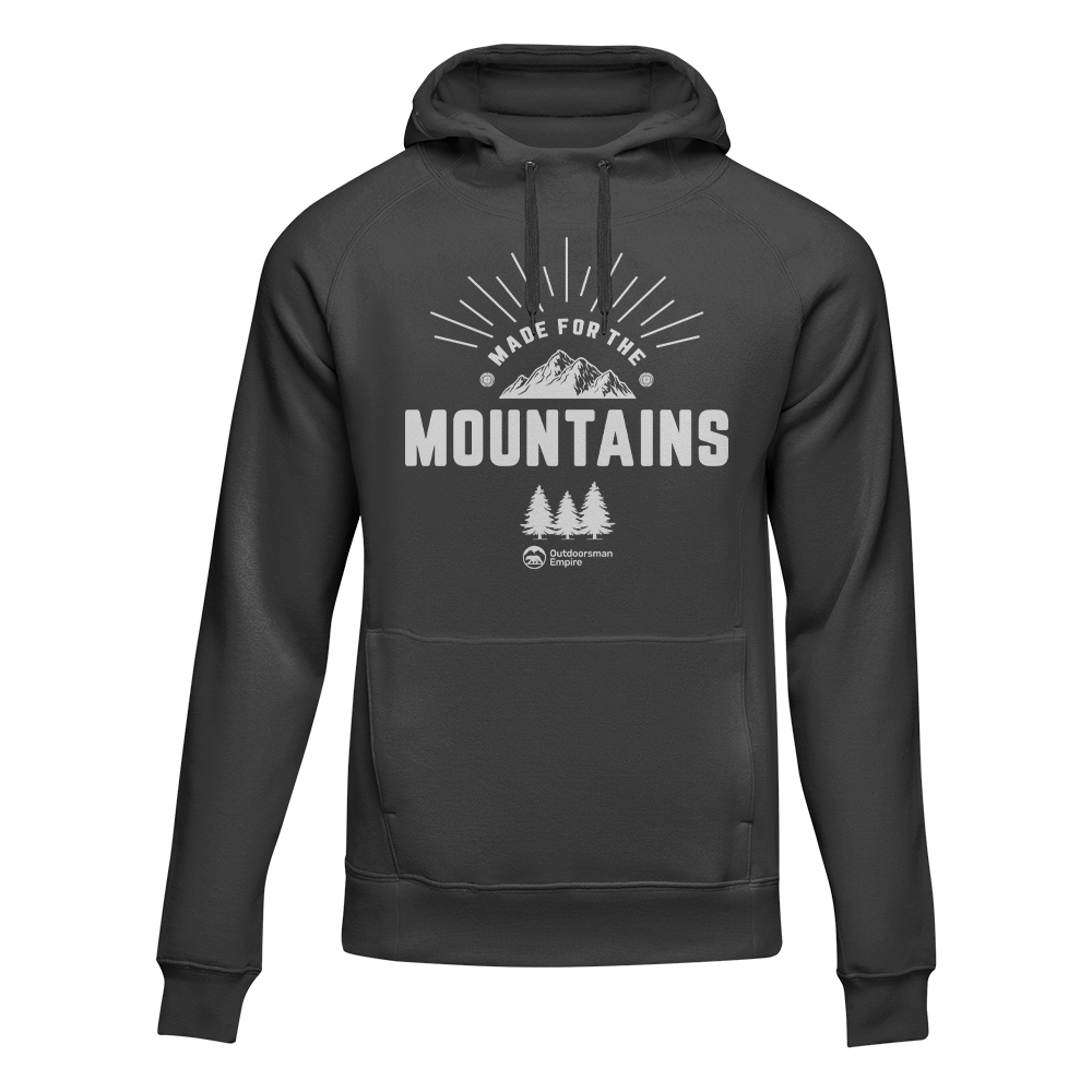 Outdoorzees Unisex 'Made For The Mountains' Fleece Hoodie