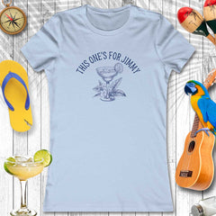 Women's 'Tribute Tee for Jimmy Buffett Margarita' Tee Shirt 🫧