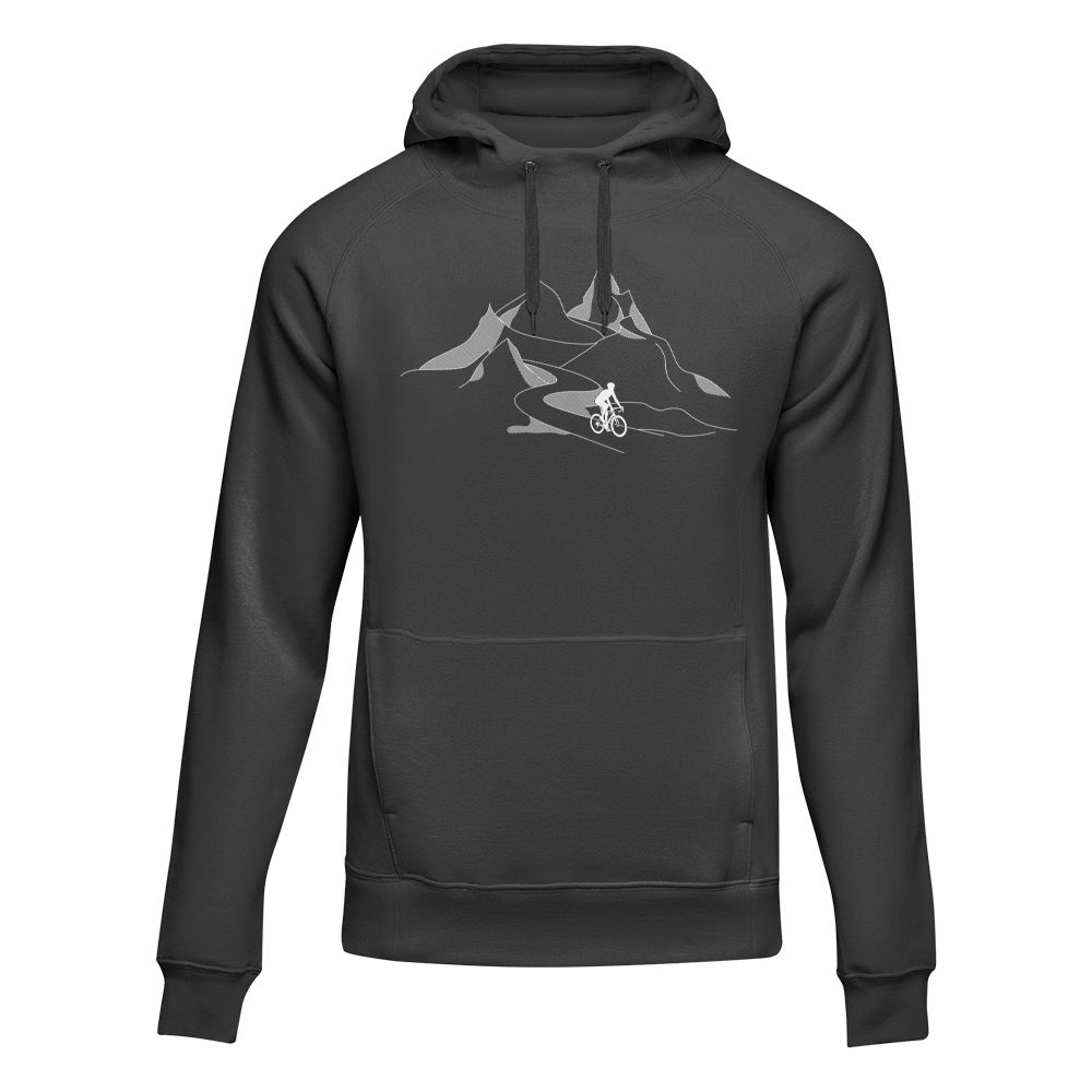 Outdoorzees Unisex Mountain Cycling Fleece Hoodie