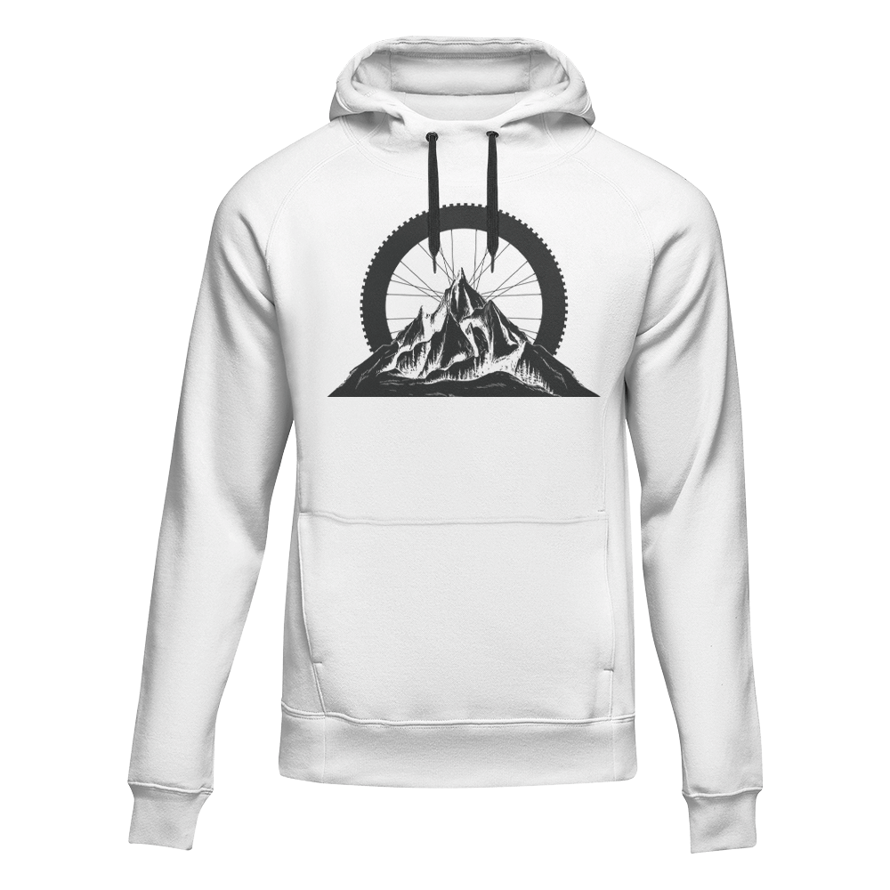 Outdoorzees Unisex Mountain Tires Fleece Hoodie