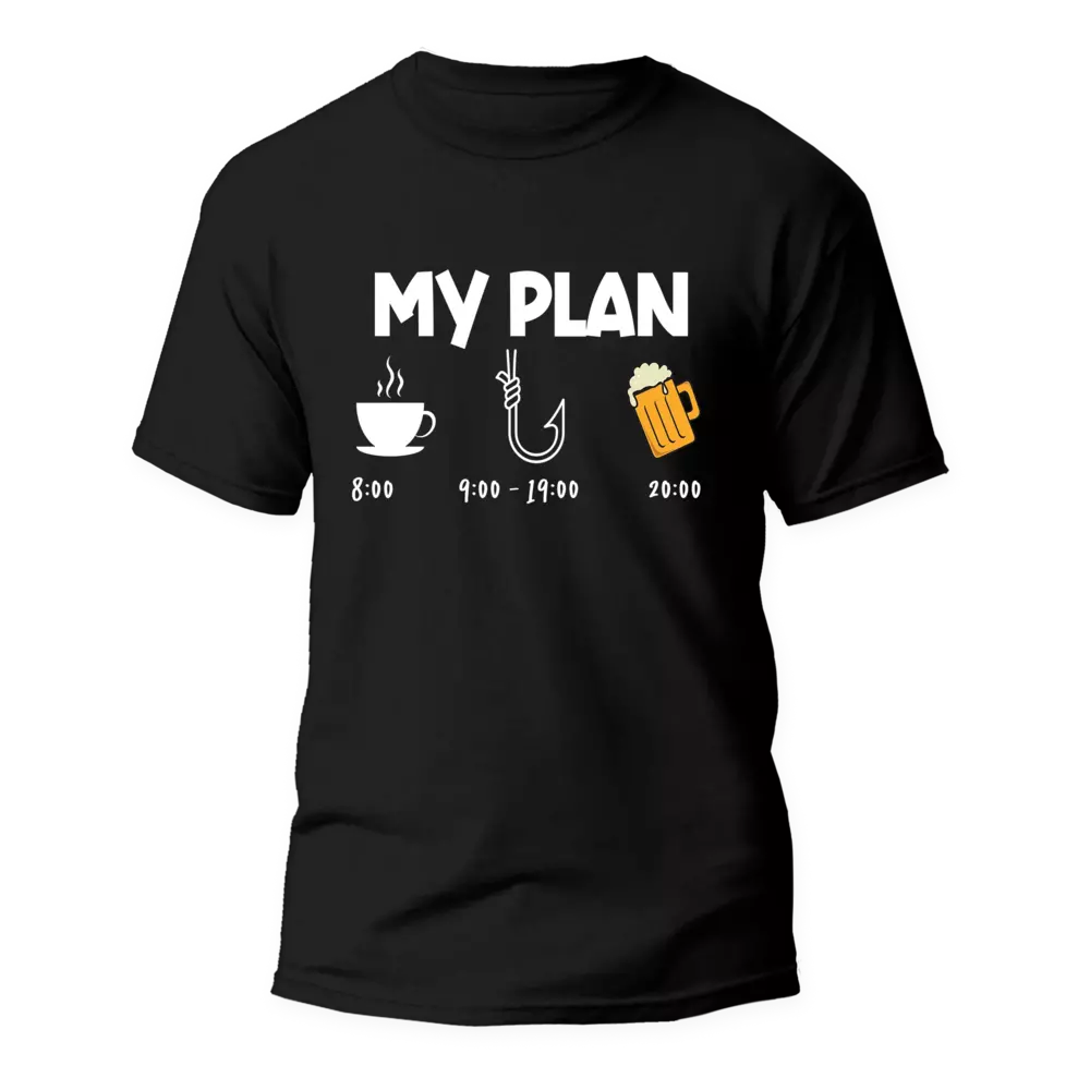 Outdoorzees Unisex 'My Fishing Plan' T-Shirt
