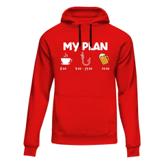 Outdoorzees Unisex 'My Fishing Plan' Hoodie
