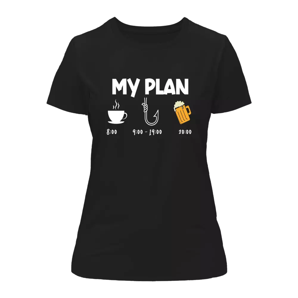 Outdoorzees Women's My Fishing Plan T-Shirt