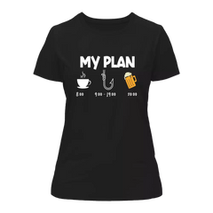 Outdoorzees Women's My Fishing Plan T-Shirt