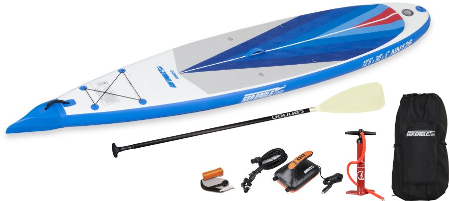 12 Foot Sea Eagle Boats | NN126 NeedleNose™ Inflatable Paddleboard Electric Pump Package