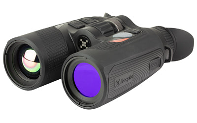 NOCPIX Quest H35R -  Thermal Binocular -  3X Native Magnification -  8X Digital Zoom -  35mm Objective Lens -  1000 Yard Laser Range Finder -  12 Micron -  640x512 (60 Hz) -  Matte Finish -  Black