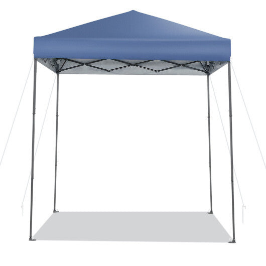 6.6 x 6.6 Foot Outdoor Pop-up Canopy Tent with UPF 50+ Sun Protection