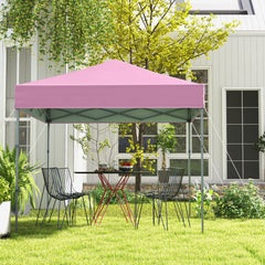 6.6 x 6.6 Foot Outdoor Pop-up Canopy with UPF 50+ Sun Protection