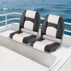 2 Boat Seats with Thick Sponge Padding