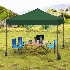 9.5 x 9.5 Foot Pop-Up Canopy with Adjustable Height