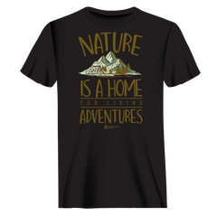Outdoorzees Unisex 'Nature Is A Home' T-Shirt