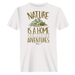 Outdoorzees Unisex 'Nature Is A Home' T-Shirt