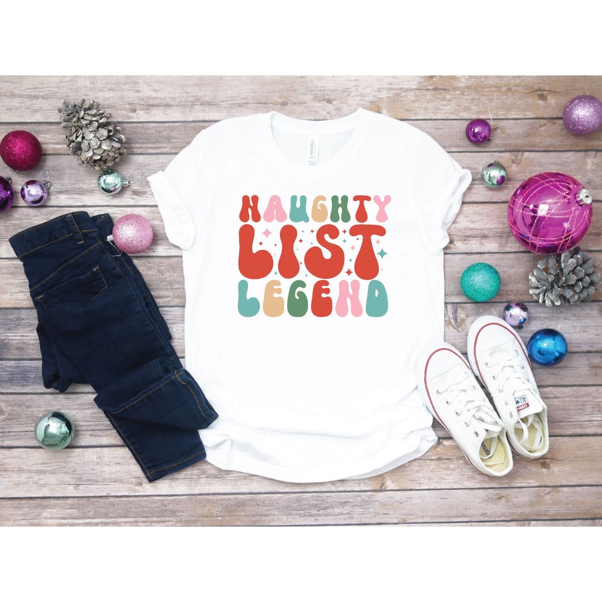 CHRISTMAS Unisex Kid's/Adult's 'Naughty List Legend' T-Shirt