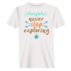 Outdoorzees Unisex 'Never Stop Exploring' T-Shirt