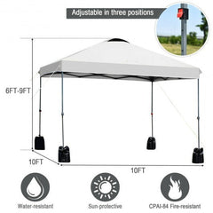10 x 10 Foot Outdoor Commercial Pop-Up Canopy