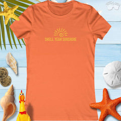 Women's 'SHELL YEAH SUNSHINE' ☀️ Fun Summer T-Shirt