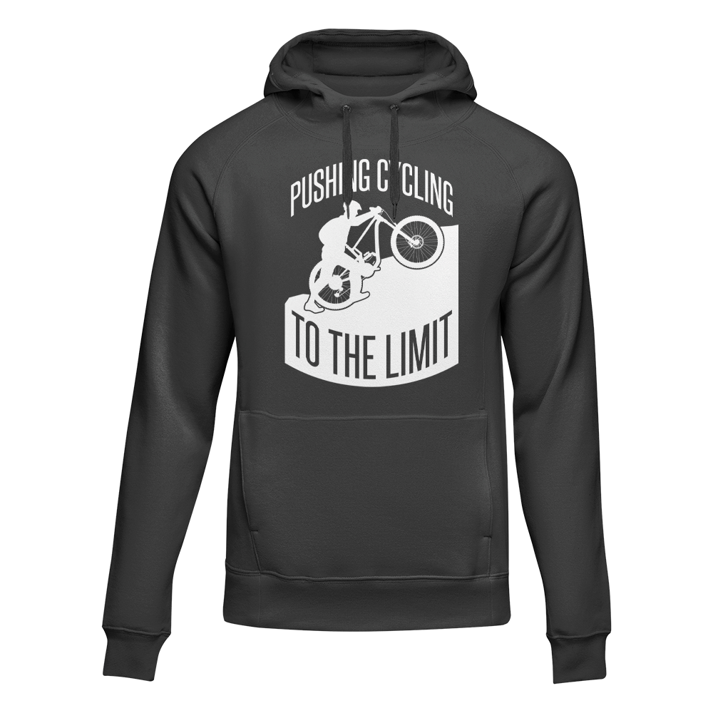 Outdoorzees Unisex Pushing Cycling To The Limit' Fleece Hoodie
